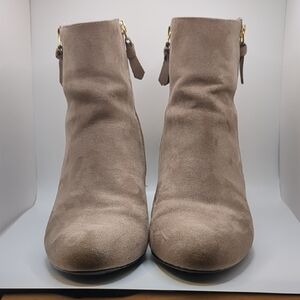 Tan Suede Ankle Boots Size 10